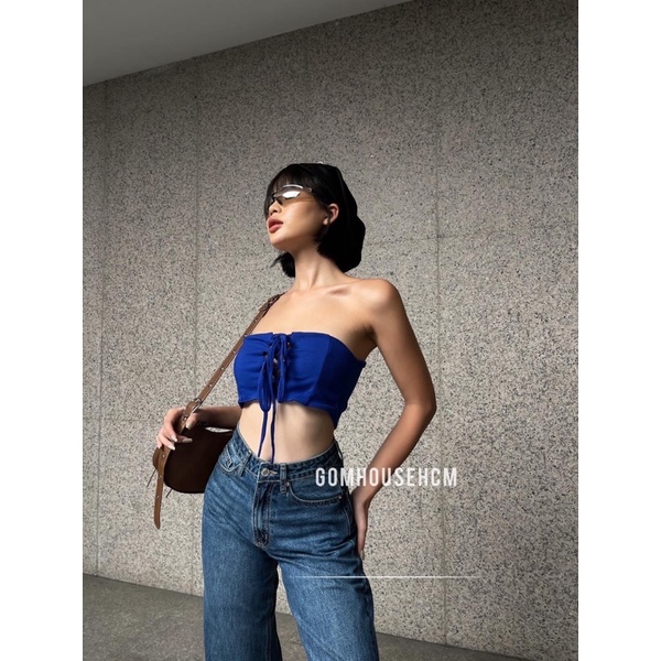 Quần hai rách ống rộng
