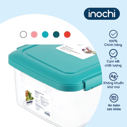 Thùng thực phẩm Inochi- Hokkaido 10L Màu Hồng/Đỏ/Xanh/Trắng