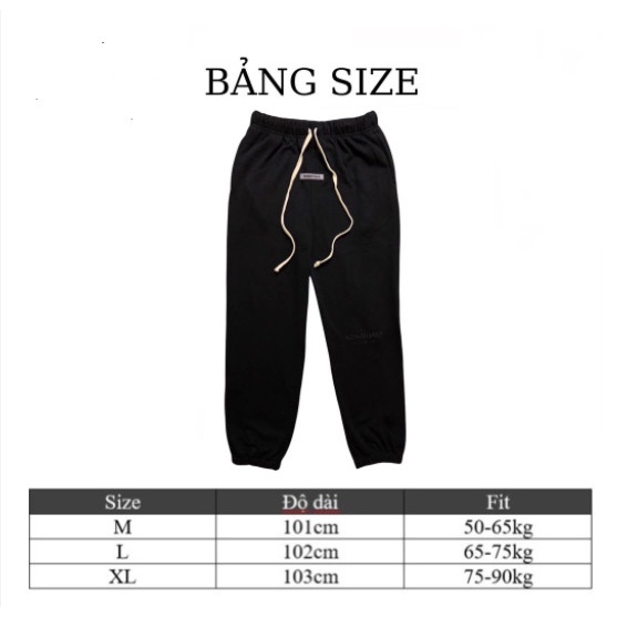 [ Free Ship ] - Quần Fear of God Essentials Side Stripe Sweatpants Quần sweatpants FOG ESSENTIALS