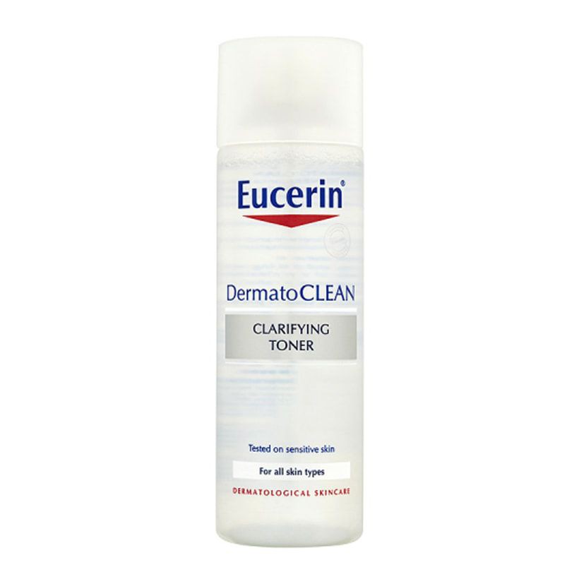 Nước hoa hồng cho da nhạy cảm Eucerin DermatoClean Micellar Cleansing Fluid Toner 200ml