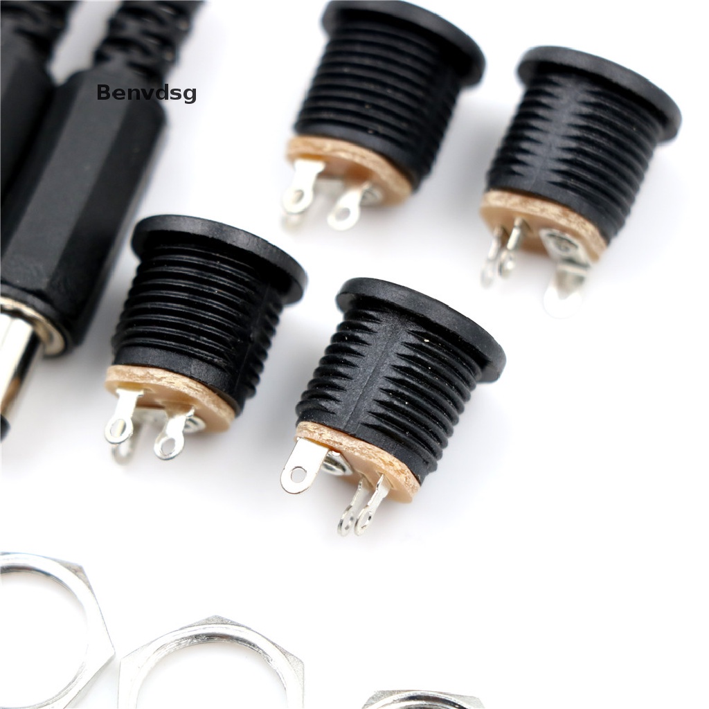 Set 10 đầu nối và đầu chuyển đổi ổ cắm nguồn kích thước 5.5mm x 2.1mm tiện lợi