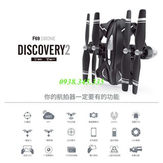 “PHI CÔNG TẬP LÁI” – Máy bay điều khiển từ xa F69 DRONE DISCOVERY 2 "PHIÊN BẢN KHÔNG CAMERA"