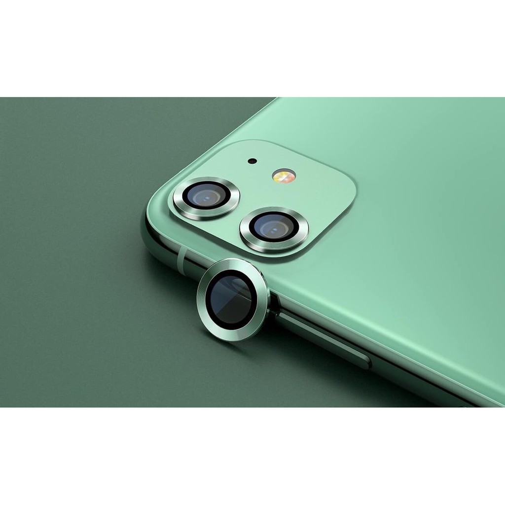 chụp KÍnh và viền bảo vệ camera IPhone 11-IPhone 11 Pro-IPhone 11 Pro Max hãng blueo