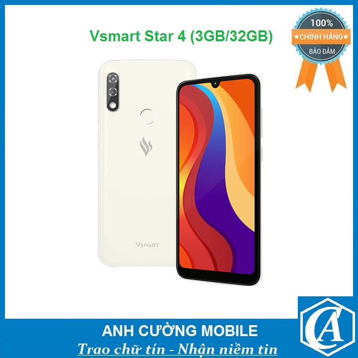 Điện thoại Vsmart Star 4 (3GB/32GB) - Hàng chính hãng