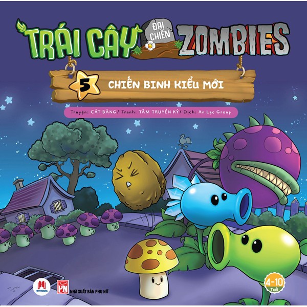 Sách - Trái Cây Đại Chiến Zombies (Tập 5: Chiến Binh Kiểu Mới)