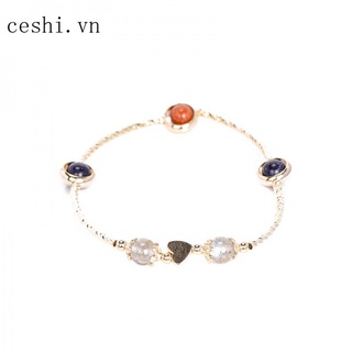 Fashion heart-shaped diamond bracelet