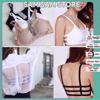 Áo lót không gọng giá rẻ. Áo bra học sinh 3 dây cps mút tháo rới được. Free size từ 30kg đến 48kg.