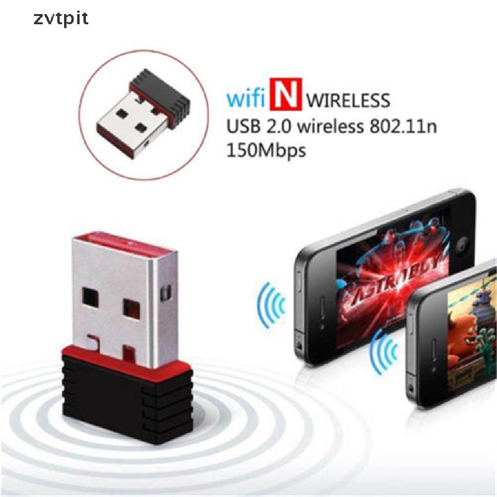 [ZVPT] usb 2.0 wifi wireless adapter network internet lan card 802.11n/g/b mini desktop DSF