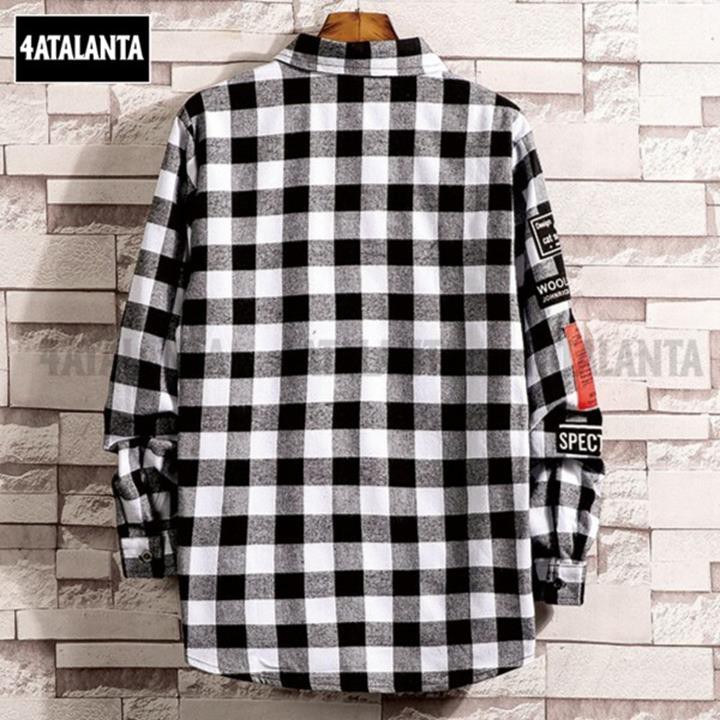 Áo khoác sơ mi caro 4ATALANTA, áo sơ mi unisex – 4AT - AKC - 304 | BigBuy360 - bigbuy360.vn
