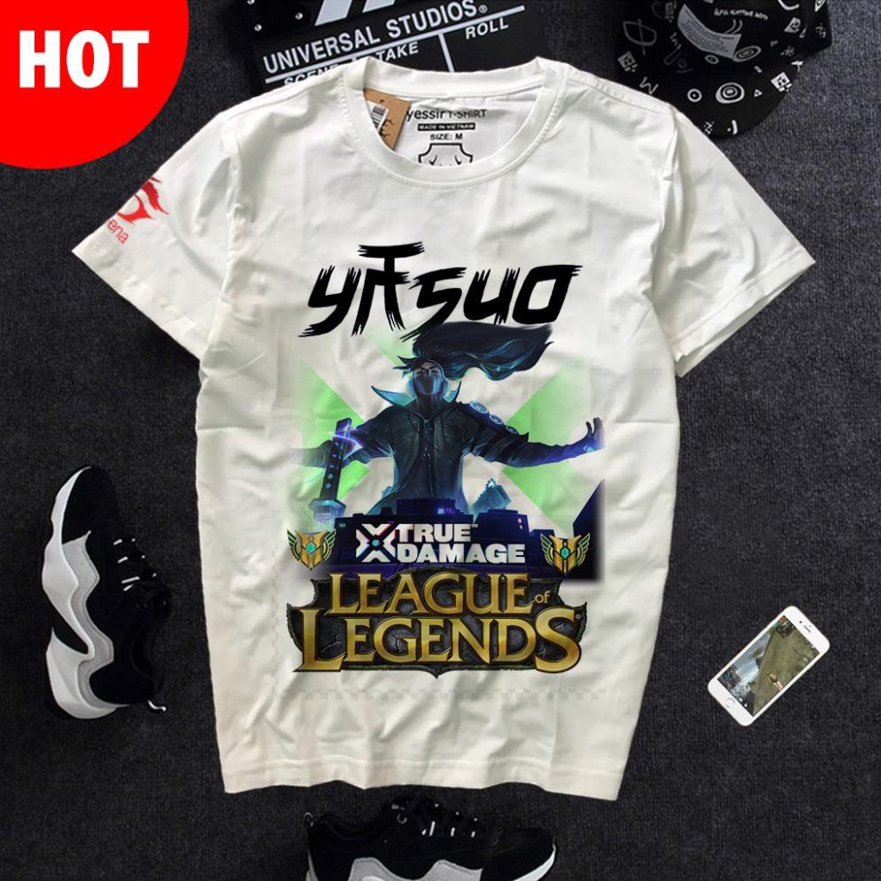 Áo YASUO | ÁO LMHT - Áo lol chất giá siêu rẻ cực đẹp - có size cho trẻ em