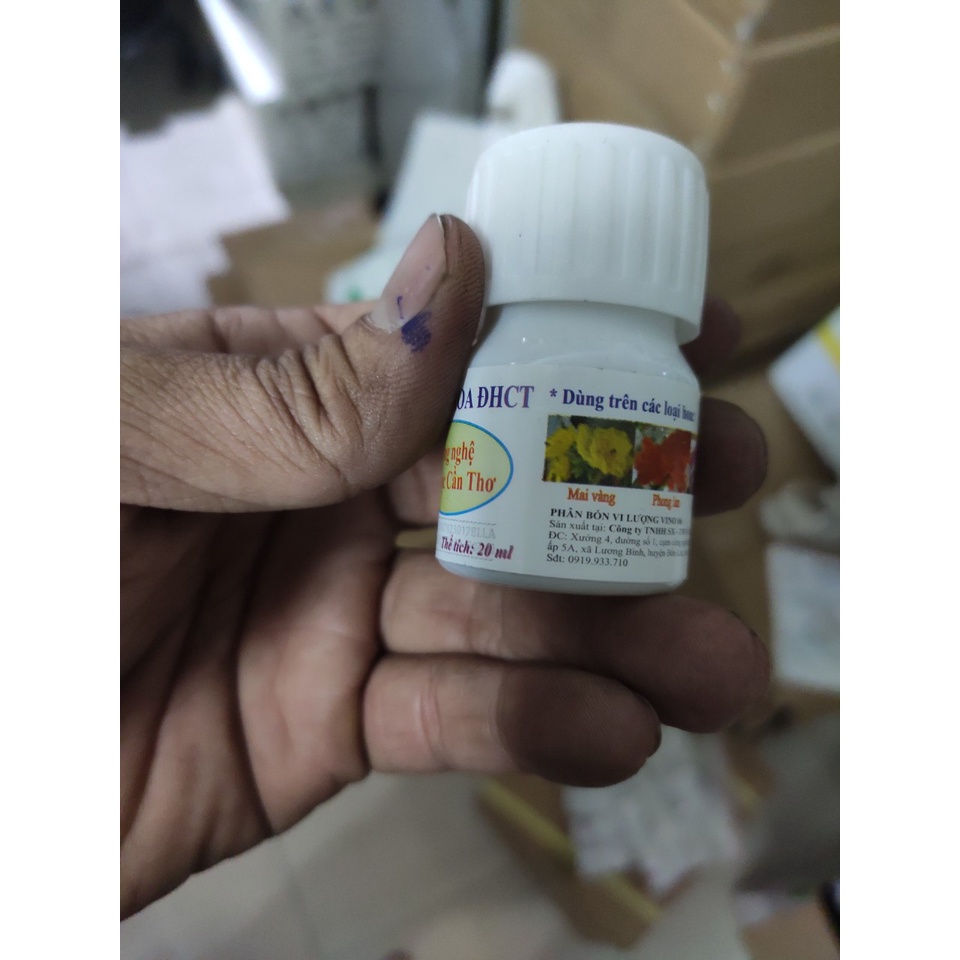 Chống rụng cánh hoa Đại Học Cần Thơ CRCH ĐHCT 20ml / CRCH Hoa Mai 5ml