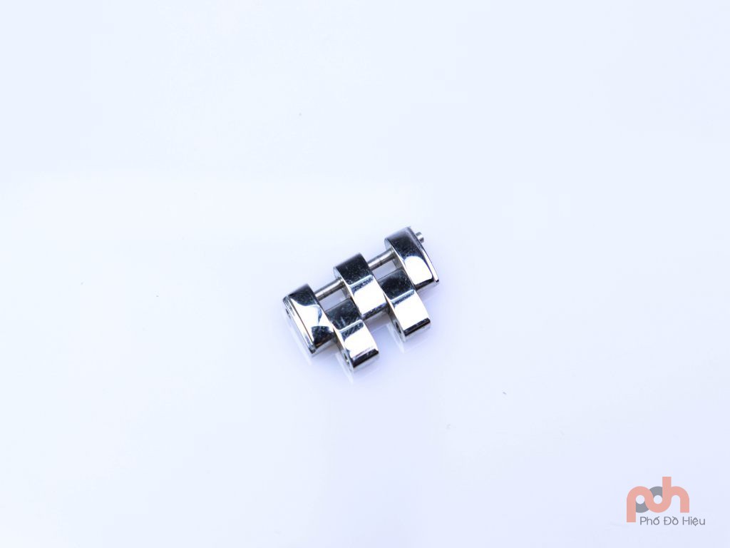 Mắt dây đồng hồ nam Longines chính hãng dòng Slag ship thép trắng size 18 mm