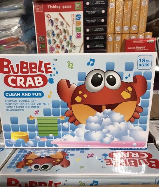 ĐỒ CHƠI NHÀ TẮM CHO BÉ _ CUA TẠO BONG BÓNG