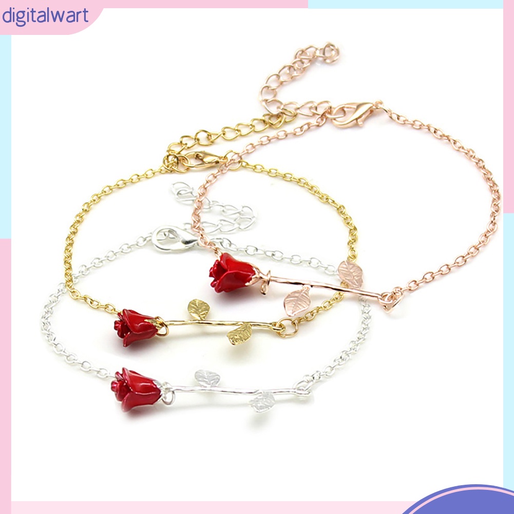 Vòng Đeo Tay Kiểu Dáng Hoa Hồng Thời Trang Phong Cách Cho Nữ