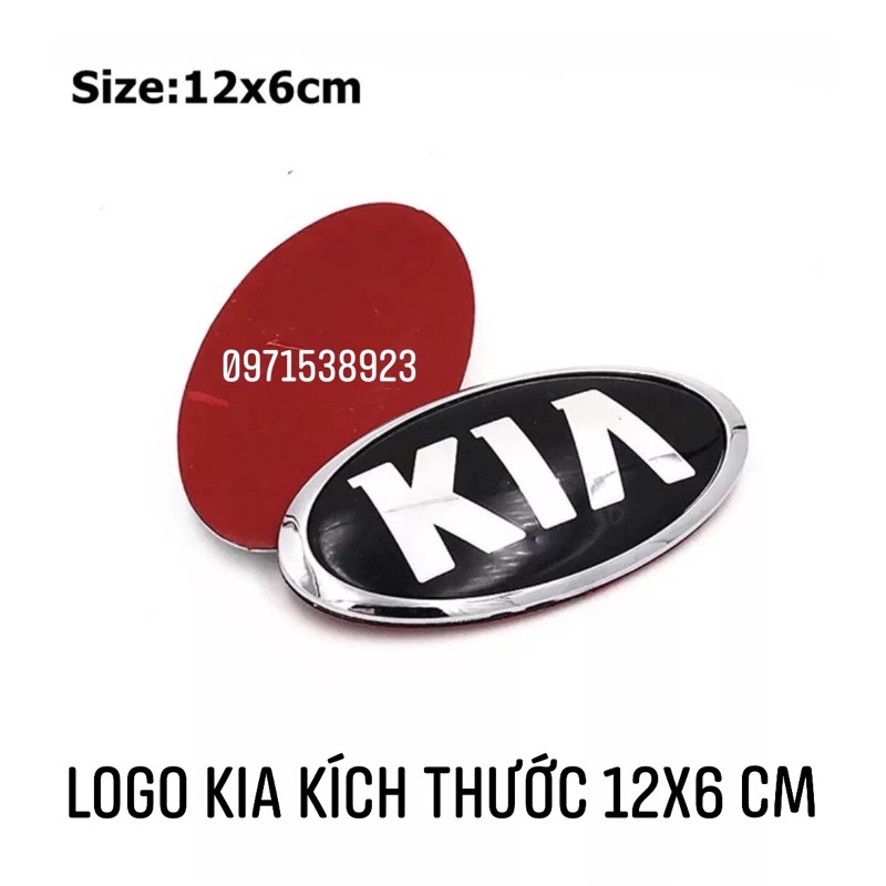 Biểu Tượng Logo Dán Truớc Sau Xe KIA hàng cao cấp nhiều kích thước