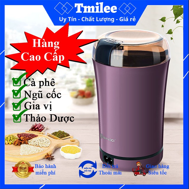 Máy Nghiền Mini Cầm Tay, Máy Đa Năng Cao Cấp Xay Tất Cả Thực Phẩm Khô Dễ Dàng Tiết Kiệm Điện