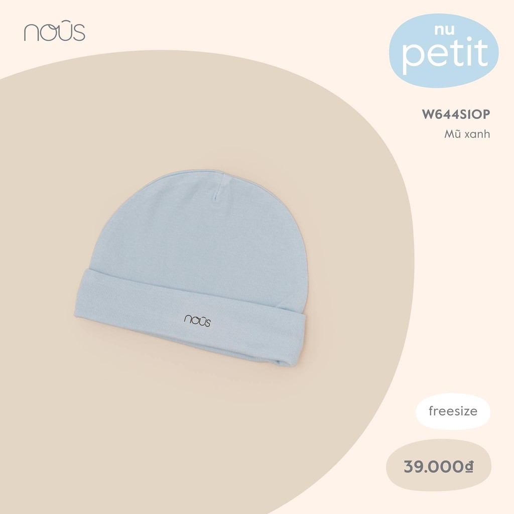 Set 1 Mũ , Bao Chân , Bao Tay Nous Dành Cho Bé Sơ Sinh