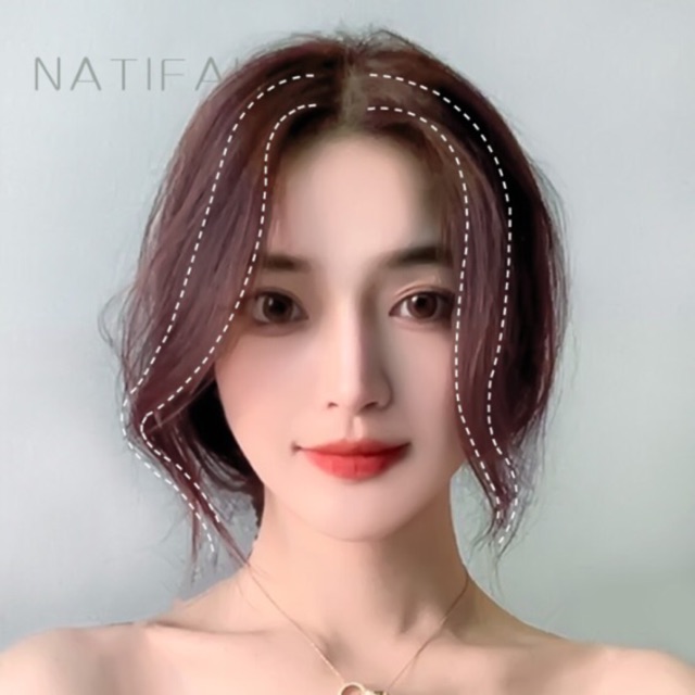 Tóc Thật Mái Dài 25-30cm