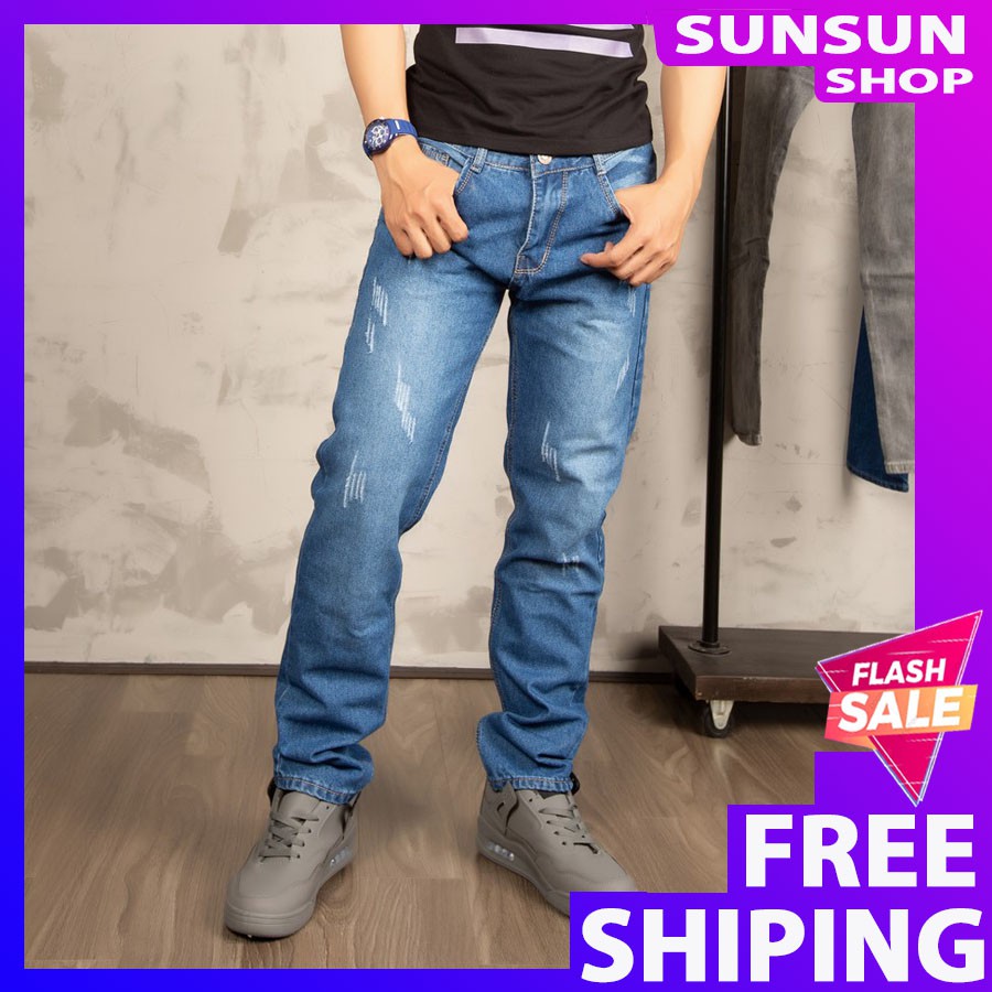 Quần ống suông nam ☀️ FREESHIP ☀️ Giảm 20k nhập [SHOPMAN20] quần jean SS156