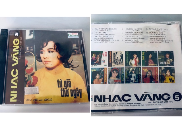 CD NHẠC VÀNG - THU ÂM TRƯỚC NĂM 1975