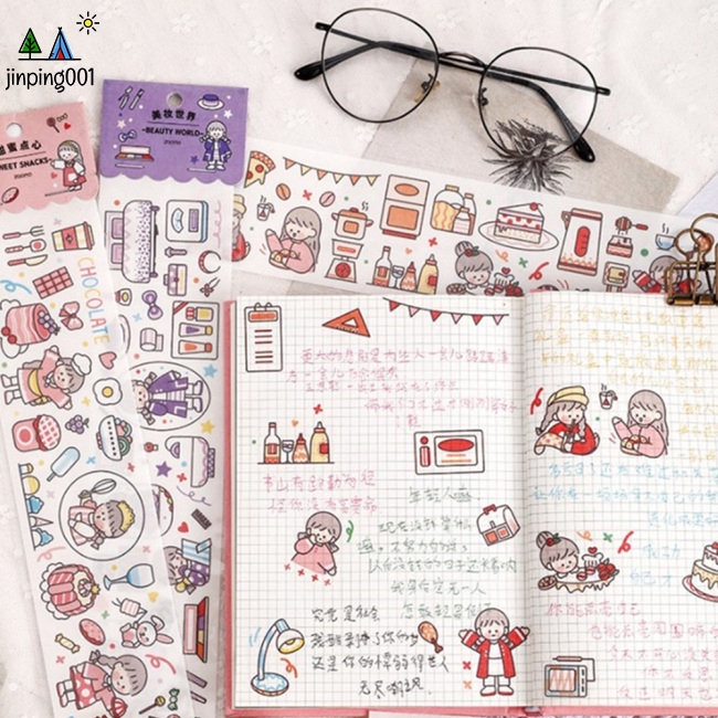 Sticker hoạt hình trang trí sổ tay album đa năng | BigBuy360 - bigbuy360.vn