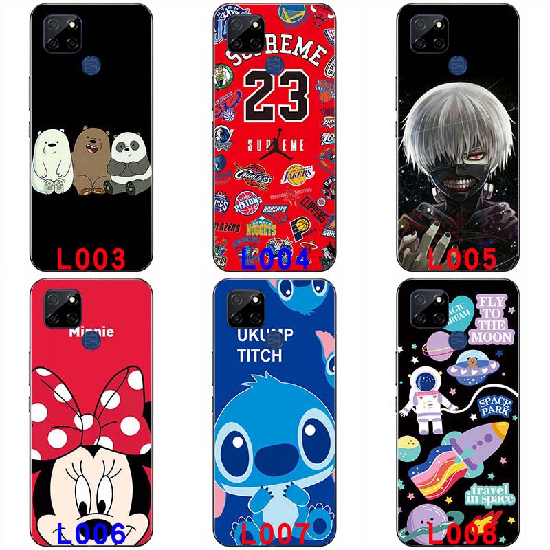 Ốp điện thoại bằng TPU silicone mềm nhiều màu cho REALME V3 5G