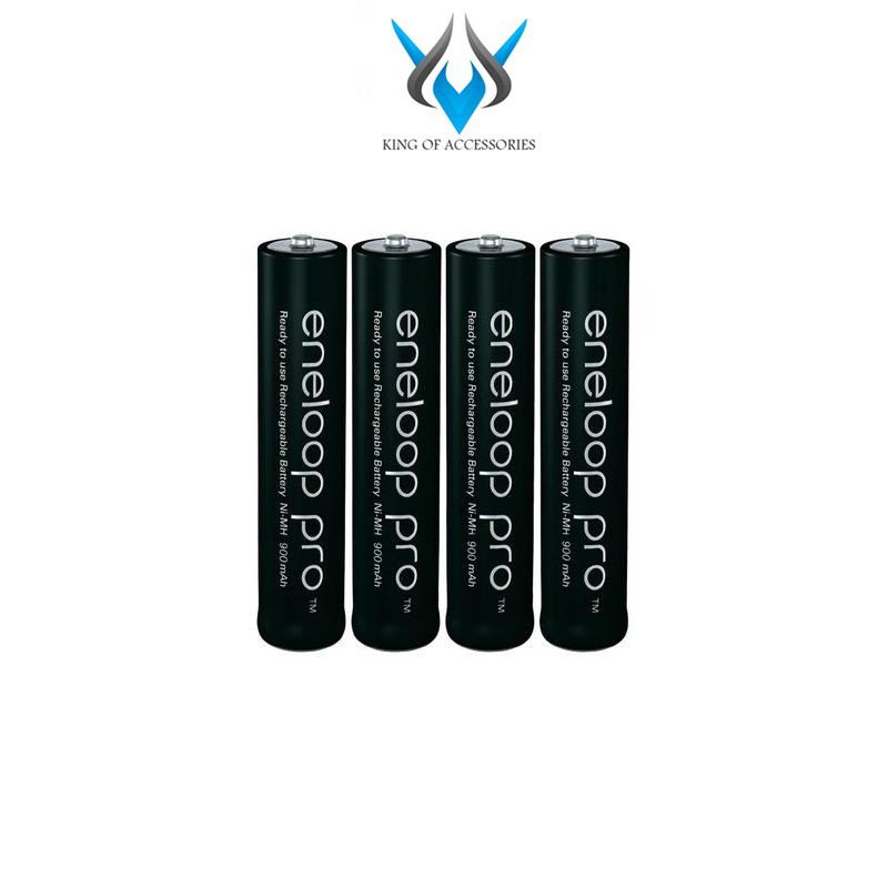 Pin sạc AAA Panasonic Eneloop Pro 950mAh Vỉ 4 Viên - bảo hành 12 tháng (Đen)