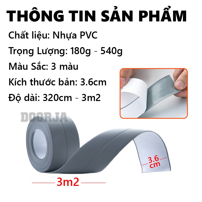 Băng keo dán viền NANORON  Băng keo chống ẩm mốc bàn ăn phòng tắm không thấm nước