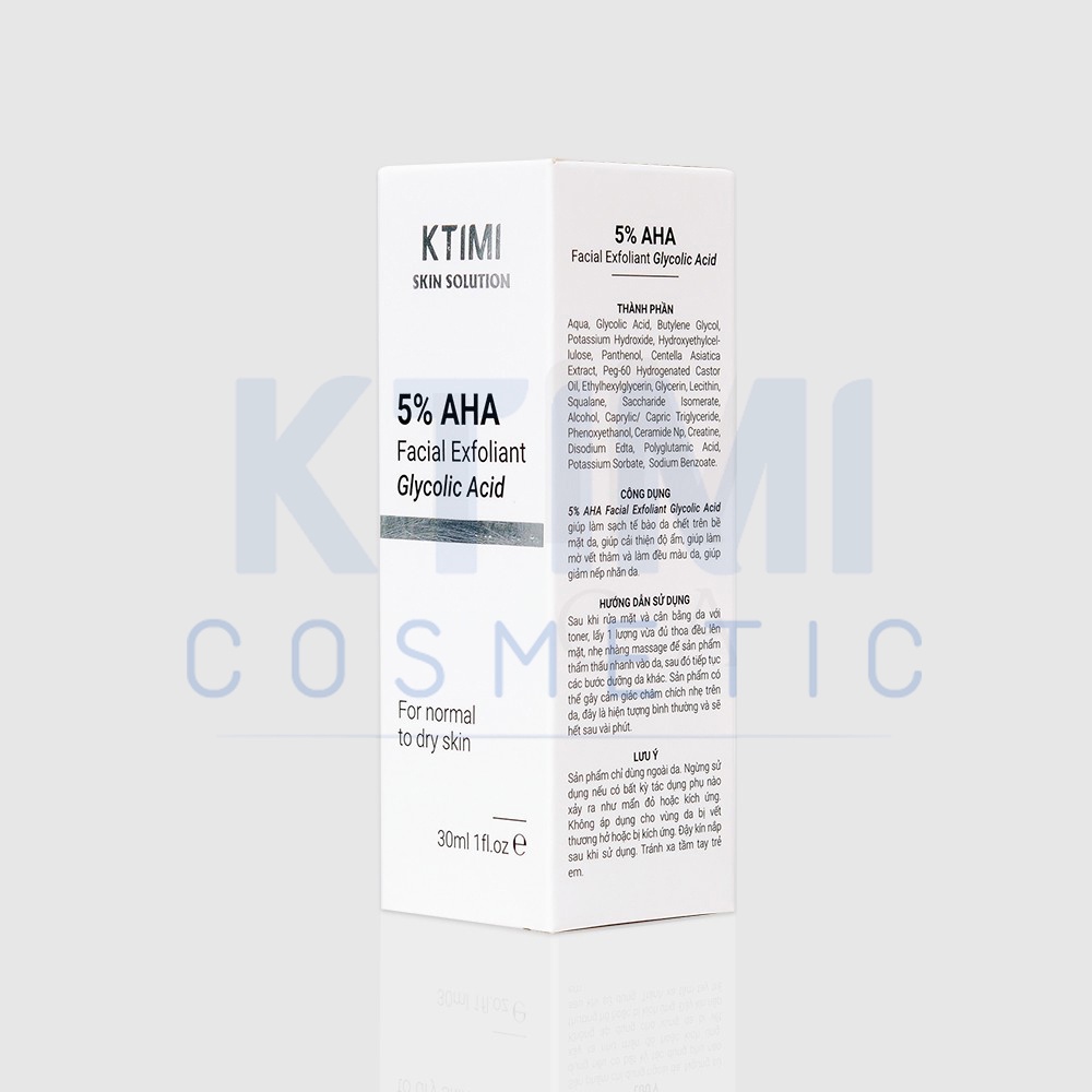 KTIMI TẨY TẾ BÀO CHẾT 5% AHA Facial Exfoliant Glycolic Acid | BigBuy360 - bigbuy360.vn
