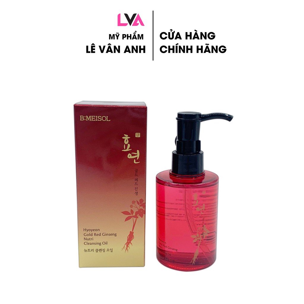 Dầu tẩy trang sạch sâu, mềm mịn da từ hồng sâm B:meisol 170ml