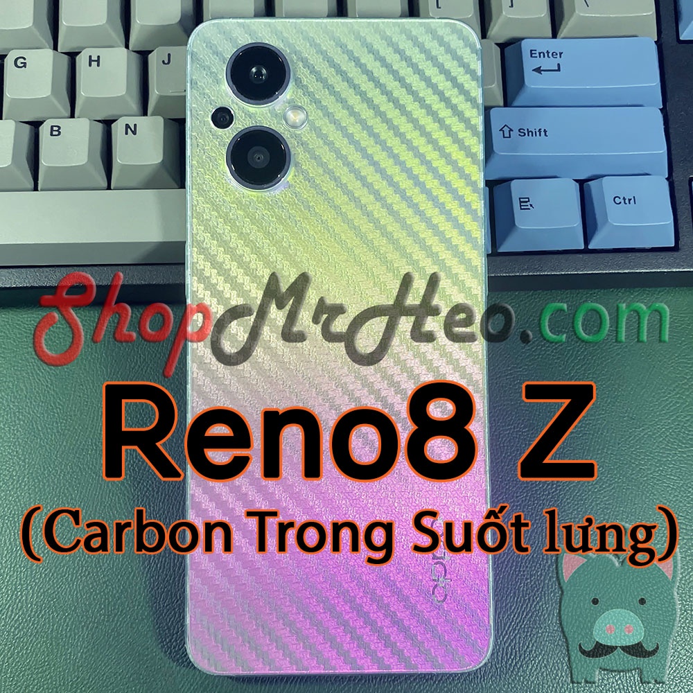 Skin Dán Full Mặt Sau Lưng và Viền Vân 3D Oppo Reno8 Z / 8Z / Reno 8 Z