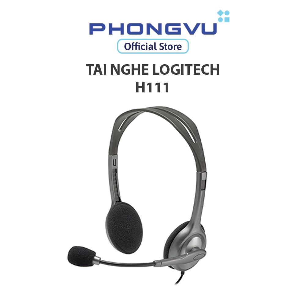 Tai nghe Logitech H111 - Bảo hành 12 tháng