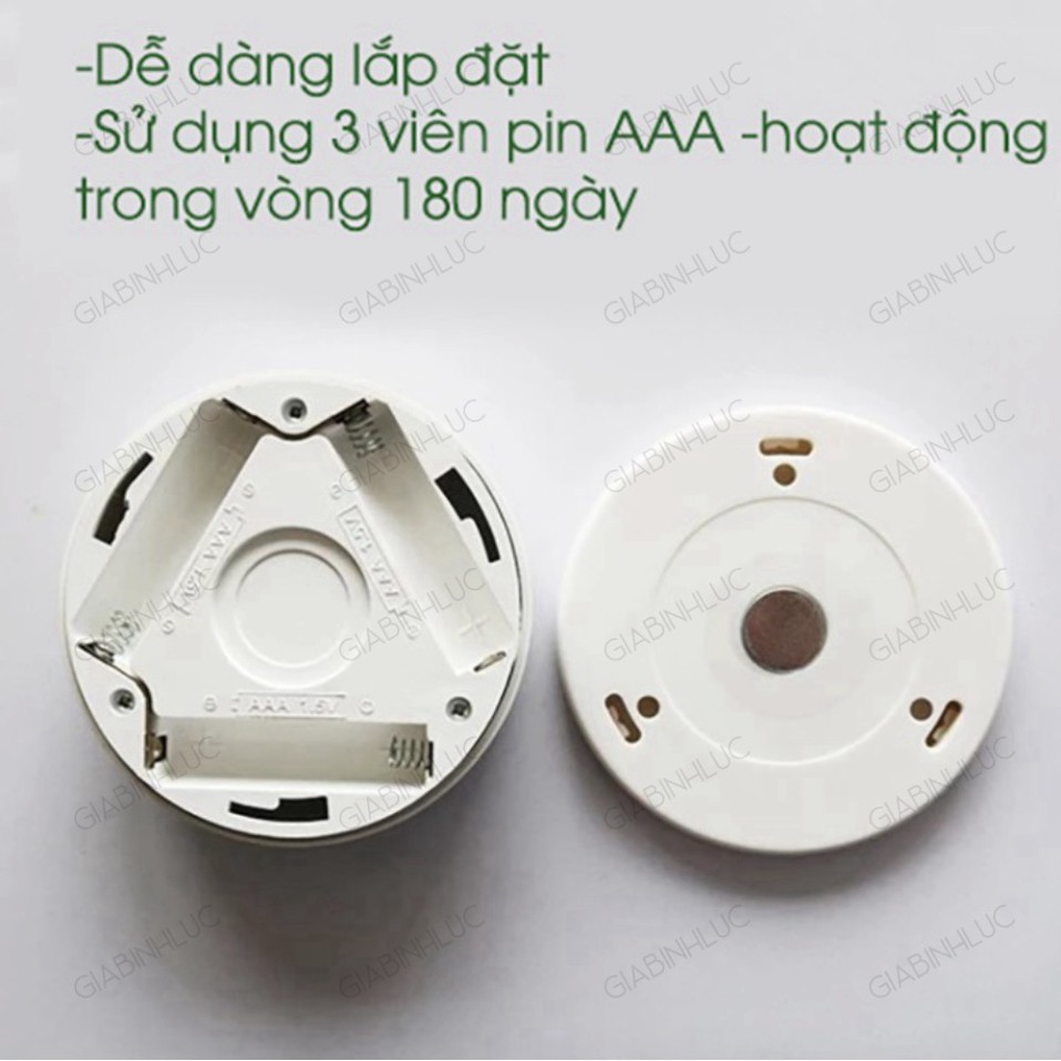 Đèn led cảm biến đèn ngủ cảm ứng chuyển động dùng pin AAA dán tường phòng ngủ cầu thang nhà bếp tiện lợi