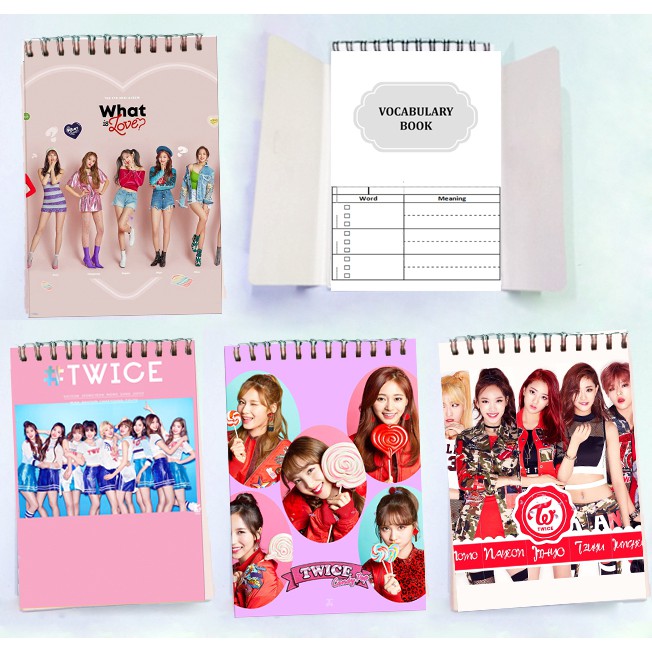 sổ từ vựng twice TVI12 sổ tay dễ thương