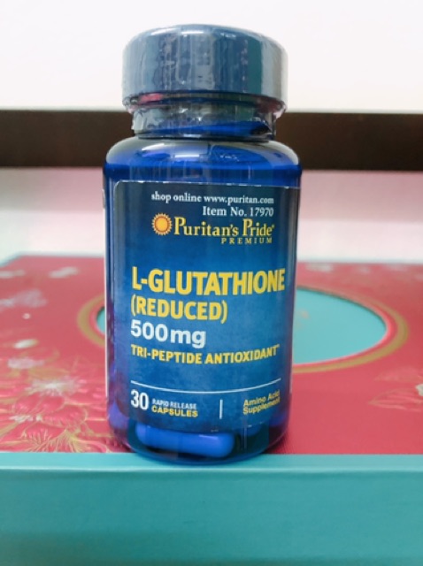 Viên uống L-Glutathione 500mg Puritan's Pride - 30 Viên | BigBuy360 - bigbuy360.vn