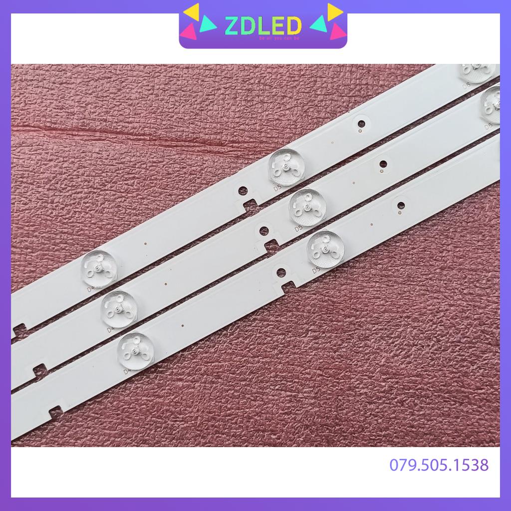 THANH LED TIVI  SHARP 40LE265 40LE275 A-HWCQ40D675 HÀNG MỚI 100%, THANH 4 THANH, MỖI THANH 9 BÓNG 3V, DÀI 74,2cm
