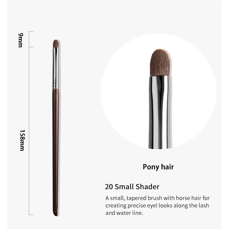 Set 2 cọ trang điểm OVW bằng lông ngựa chất lượng cao