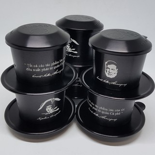 Phin Nhôm Đen Tráng Men Cao Cấp Trung Nguyên Legend