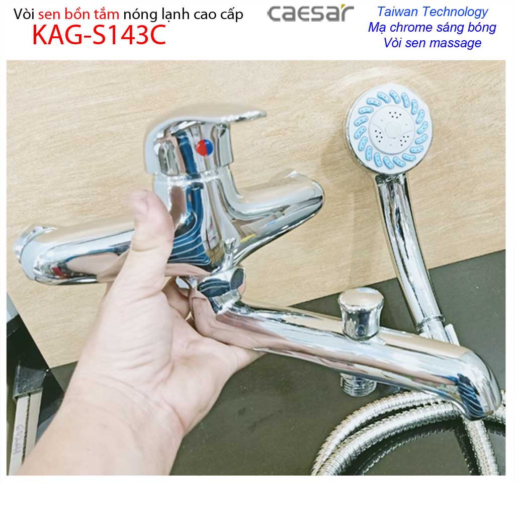 Vòi sen bồn tắm Caesar KAG-S143C, chiết khấu giá tốt chất lượng tốt Vòi sen tắm nóng lạnh cao cấp