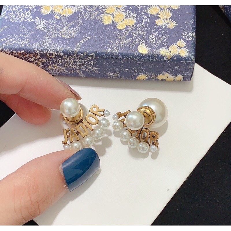 Khuyên tai jadior thời trang phong cách Retro