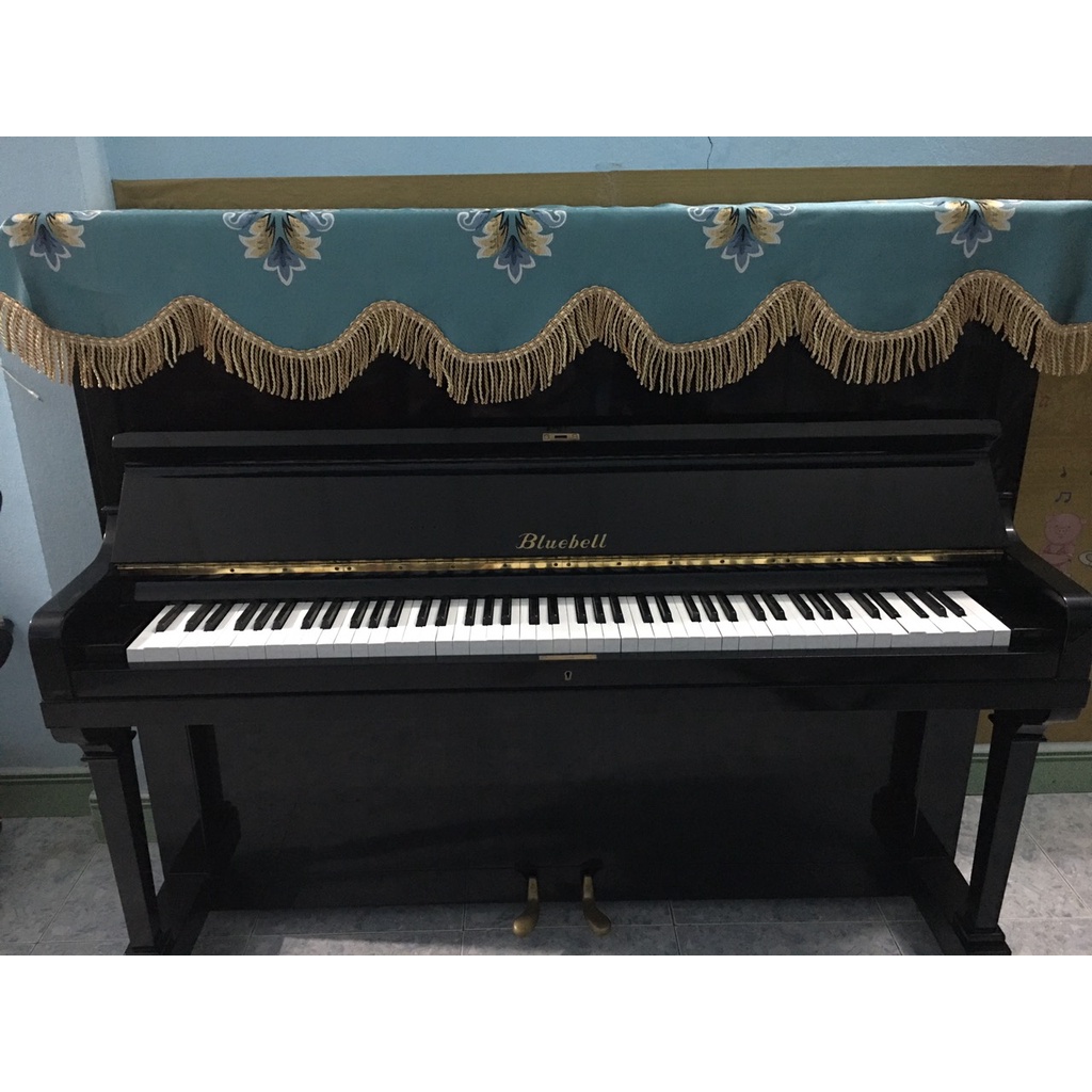 KHĂN PHỦ ĐÀN PIANO PIANO CƠ GẤM HỌA TIẾT THÊU - 301N