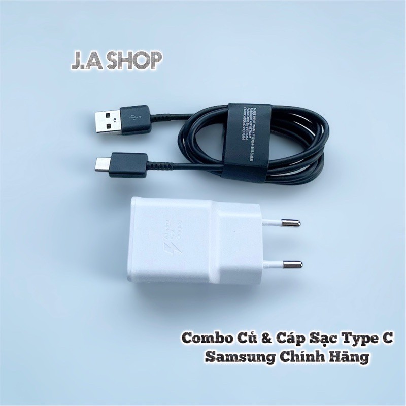 Combo Củ Sạc Nhanh 2A Samsung, Cáp Sạc Type C, Cáp Sạc Micro-USB Samsung Zin Chính Hãng Bảo Hành 1 Đổi 1