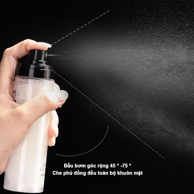 Chai xịt trang điểm GECOMO kiềm dầu lâu trôi dung tích 100ml