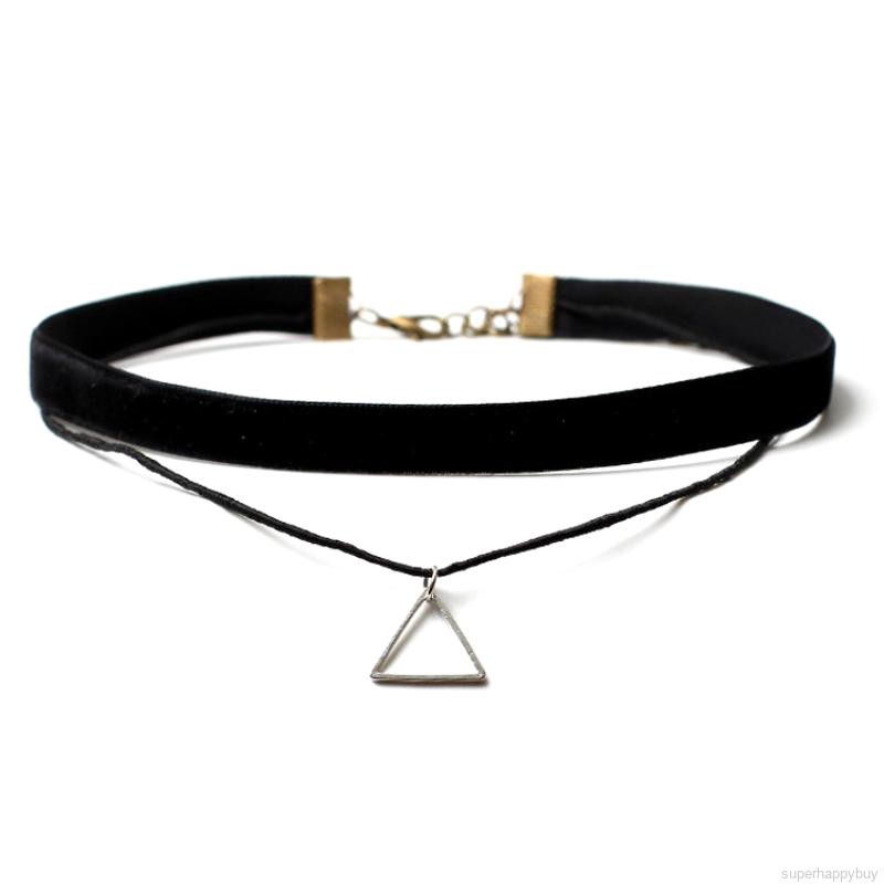 10 Pcs/set Neck Choker Women Fashion Sexy Solid Color Black Fashion Necklace