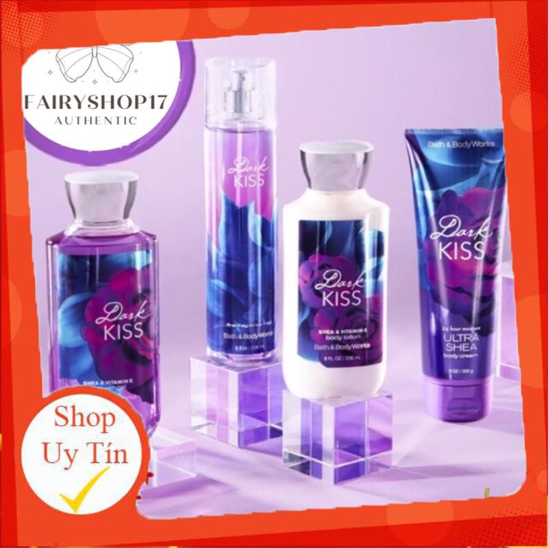 Xịt thơm Dark Kiss Fine Fragrance Mist Bath and Body Works 250ml/Chính Hãng 🍭Hot🍭