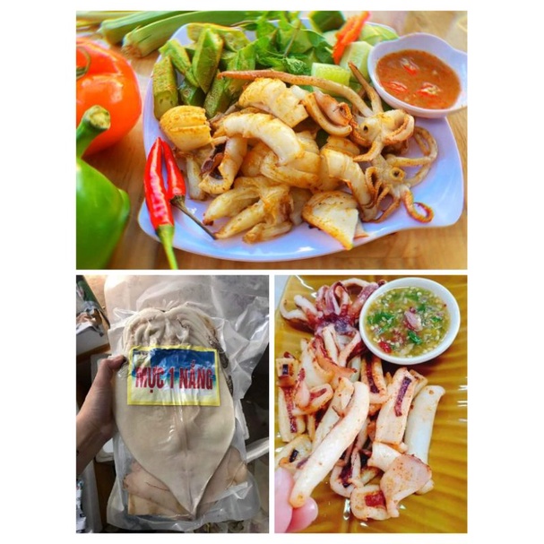 Mực 1 nắng cô tô túi 1kg.
