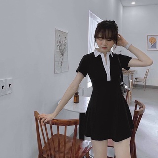 Đầm polo cổ viền