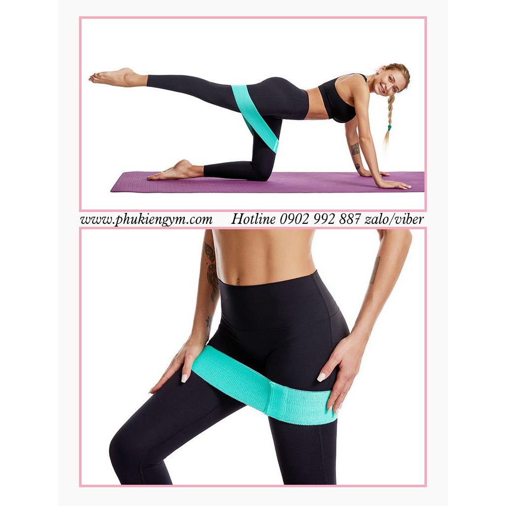 Dây Kháng Lực Vải Mini Band Tập Mông
