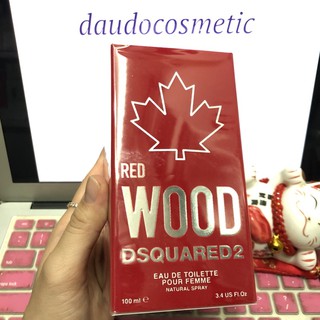 [ fullsize ] Nước hoa nữ DSQUARED2 Red Wood Pour Femme EDT 100ml