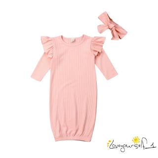 ♛loveyourself1♛-Pink Sleeping Bag Newborn Baby Girls Solid Swaddle Wrap Blanket Winter Long Sleeve Sleeping Bag